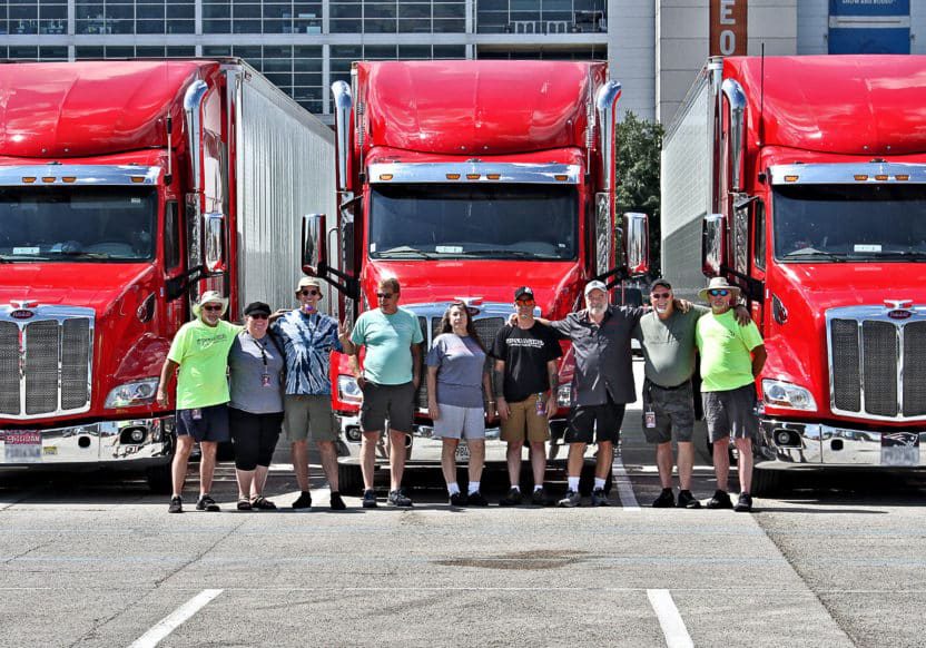 Some of our Tour drivers on the Rolling Stones tour